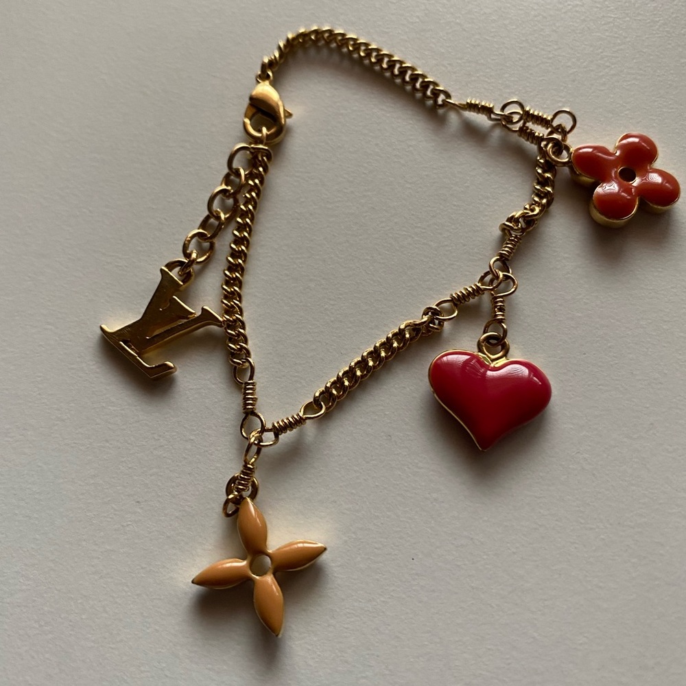 Vintage authentic Louis Vuitton monogram charm bracelet - Picture 2 of 6